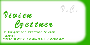 vivien czettner business card